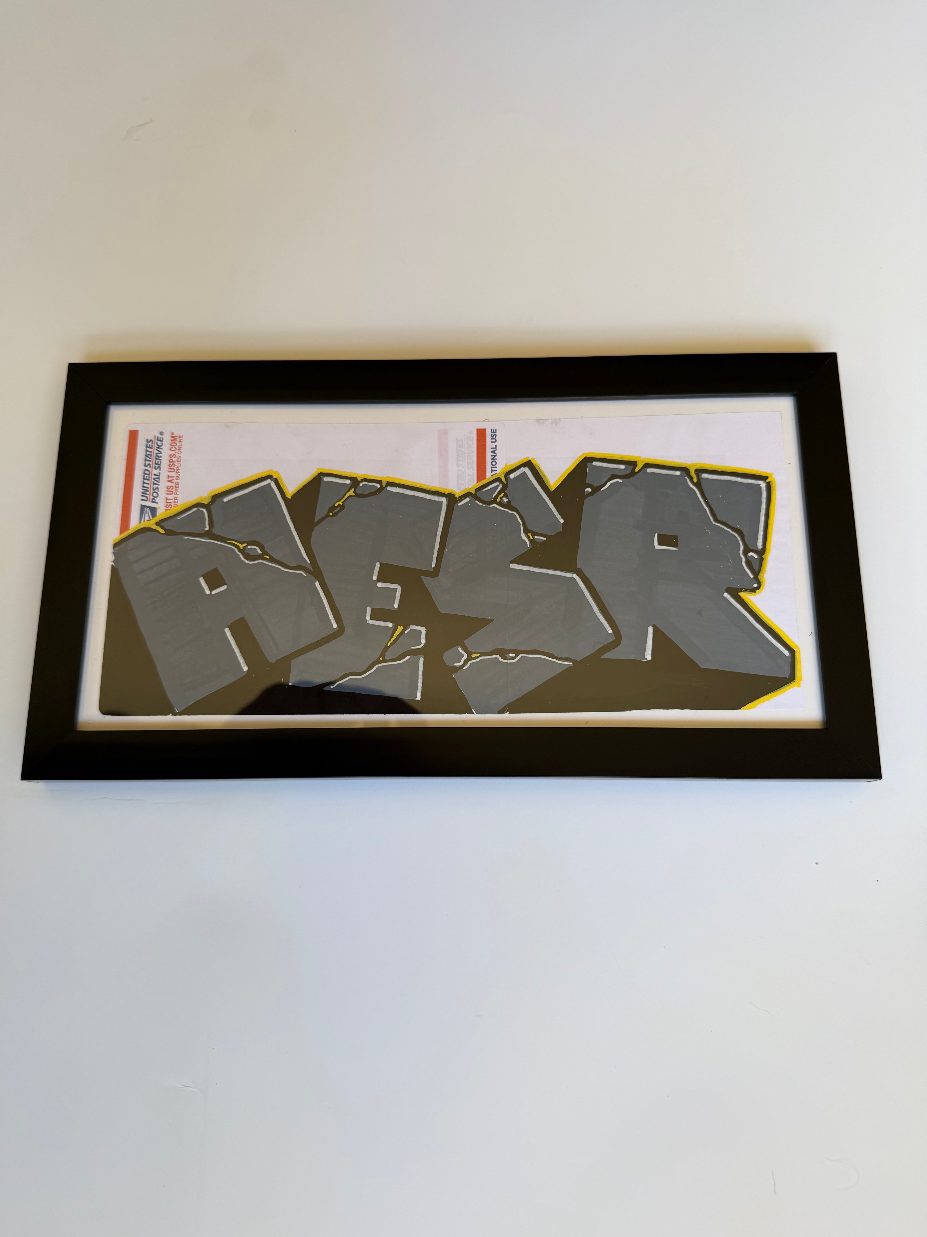 BLOCKBUSTER DOUBLE 228 FRAMED