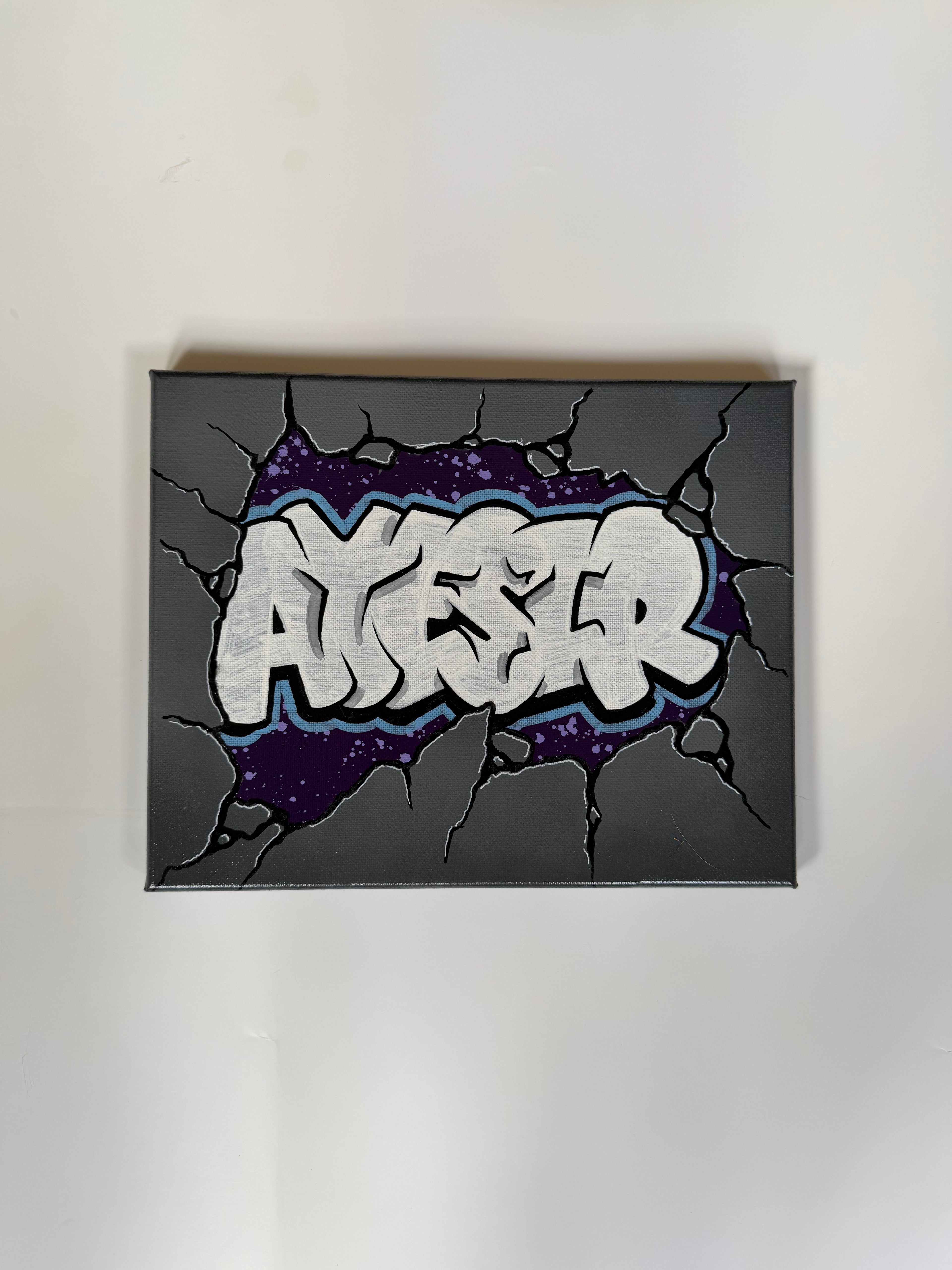 PURPLE AYESIR CONCRETE CANVAS